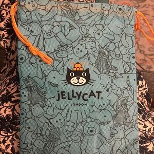 Jellycat Blue Drawstring Bag like new